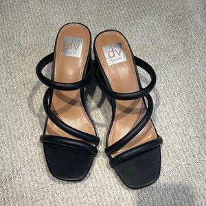 DV by Dolce Vita Black Strappy Heels